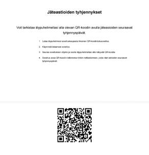 Jäteastioiden tyhjennykset