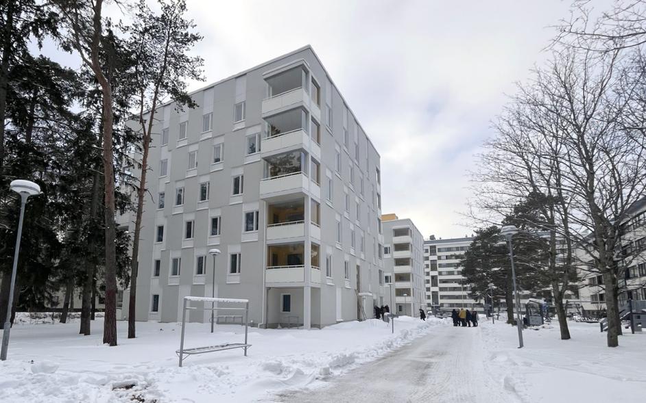 Haso Myllymatkantie 11 talot, joissa C- ja D-raput