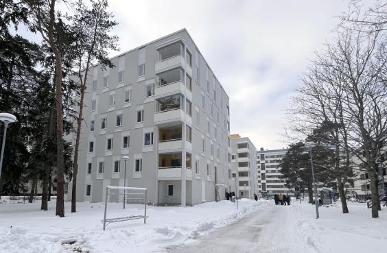 Haso Myllymatkantie 11 talot, joissa C- ja D-raput