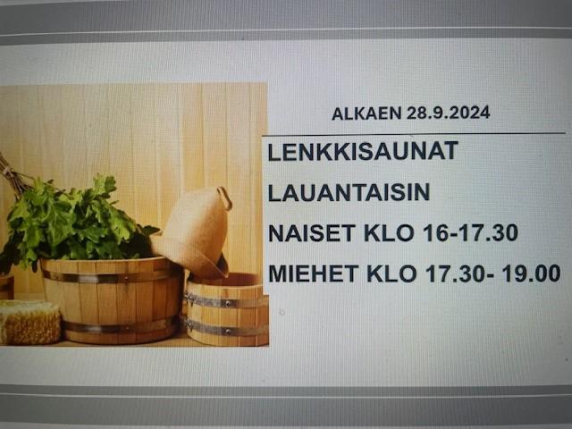 28.9.2024 ALKAEN LENKKISAUNA 