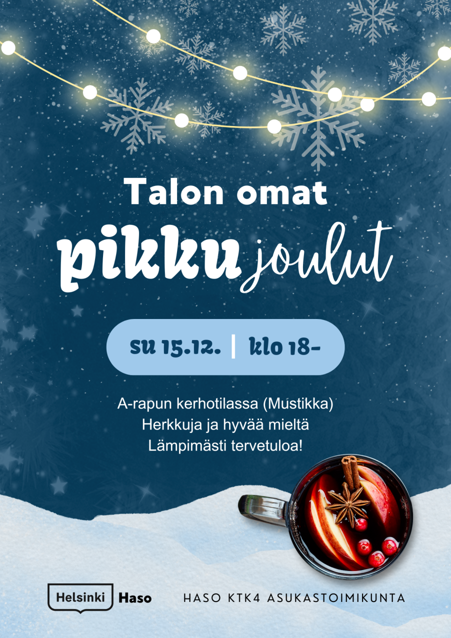 Talon pikkujoulut kutsu 