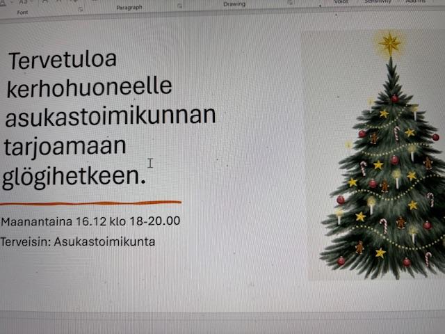 Tervetuloa glögihetkelle!